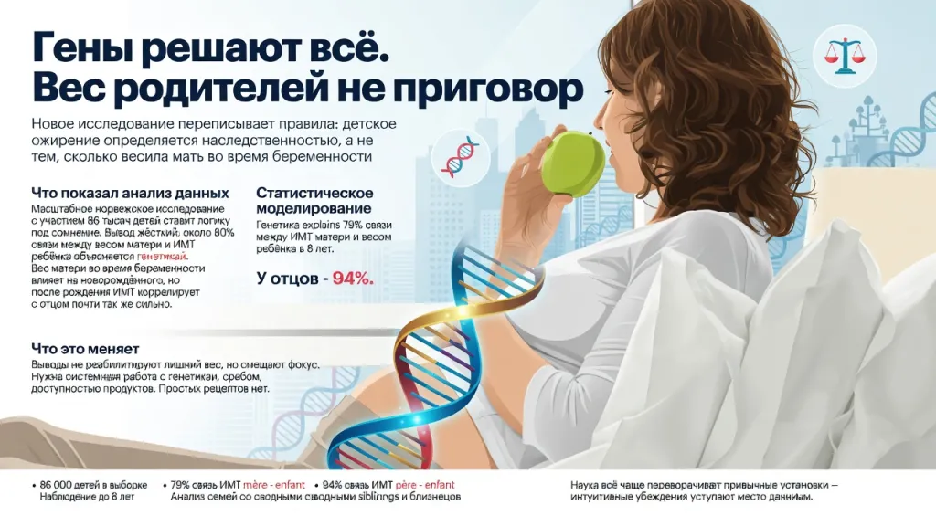 Гены решают всё. Вес родителей не приговор