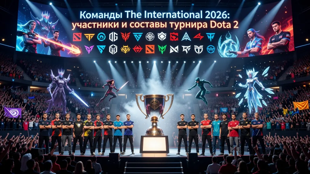 Команды The International 2026: участники и составы турнира Dota 2