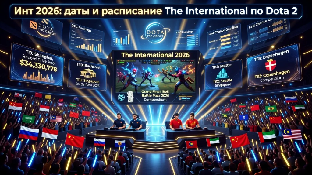 Инт 2026: даты и расписание The International по Dota 2